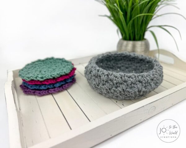 Crochet Coaster Holder Pattern