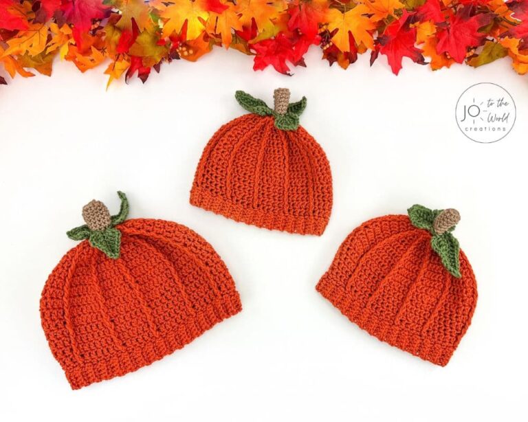 Crochet Pumpkin Hat Pattern – Free