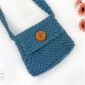 Crochet Purse (Moss Stitch)