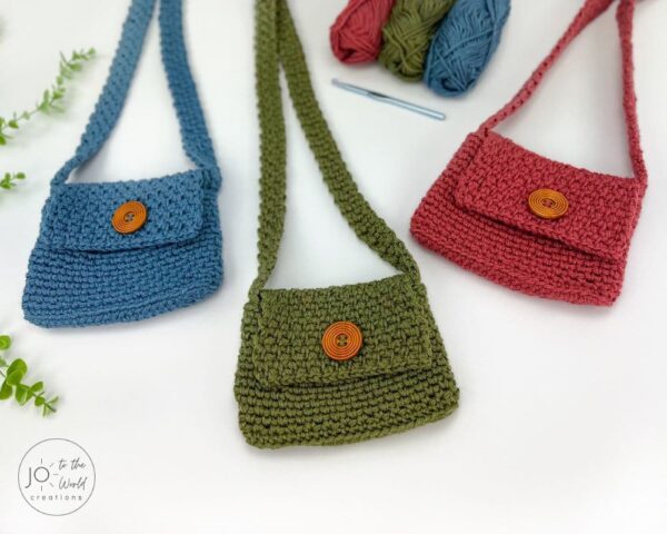 Crochet Purse (Moss Stitch Pattern)