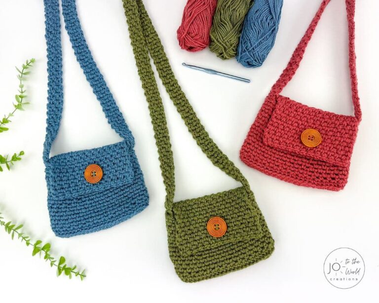 How to Crochet a Purse (Moss Stitch Purse – Free Pattern)