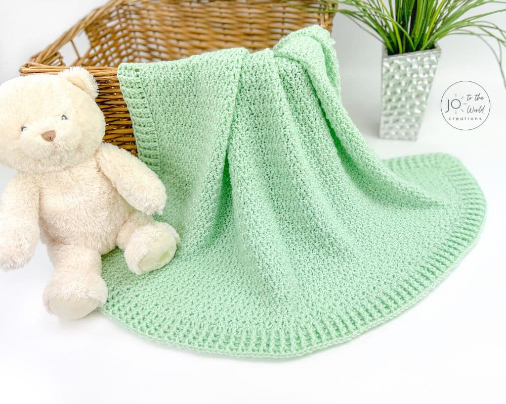 No Holes Crochet Baby Blanket