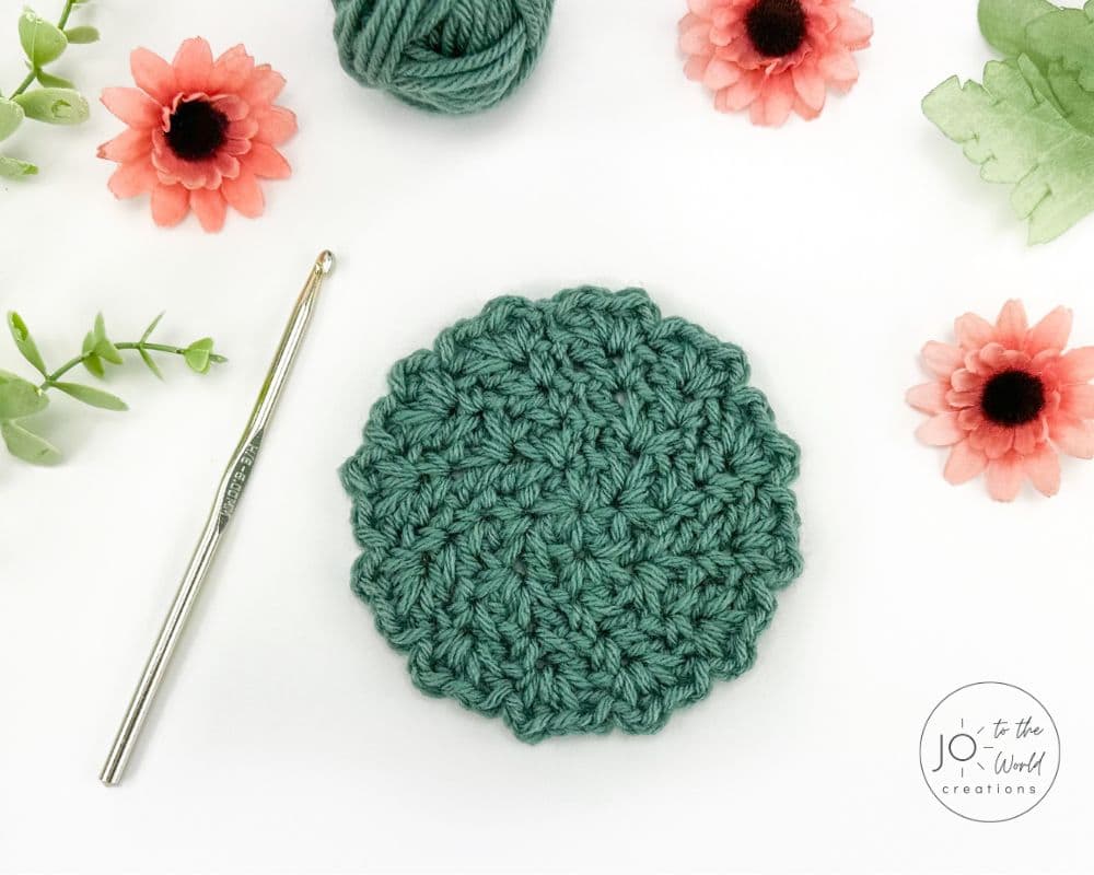 Round Crochet Coaster Pattern