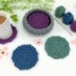 Round Crochet Coasters Pattern