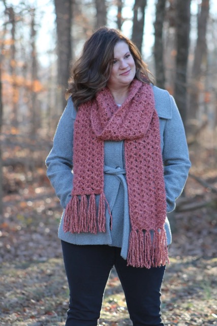 The Winter Rose Scarf