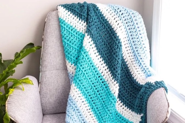 double crochet blanket