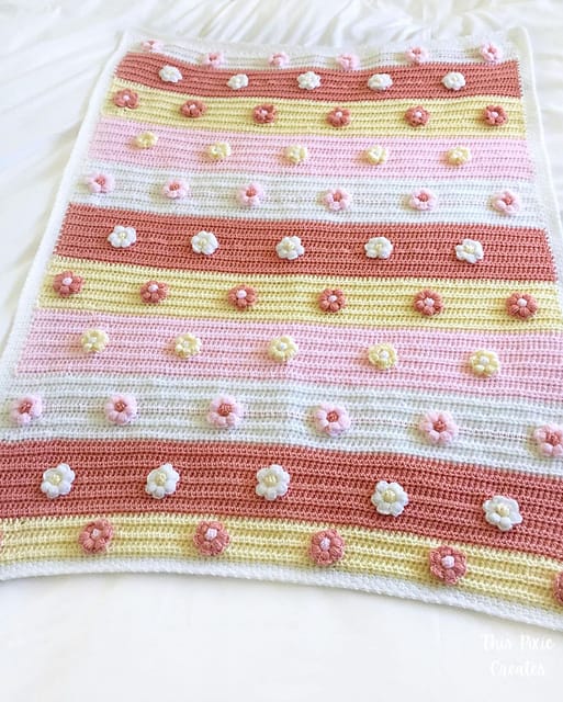 Blossoms Bloom Baby Blanket