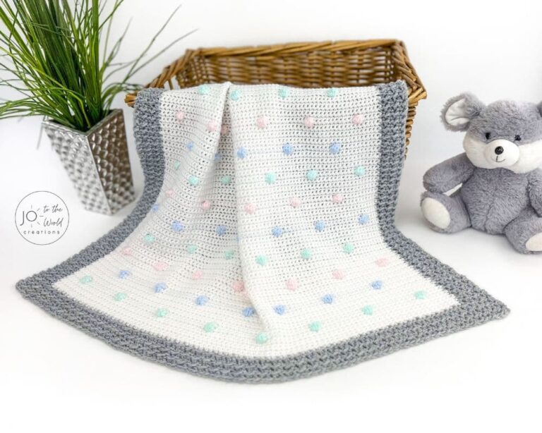 Bobble Baby Blanket Crochet Pattern – Free