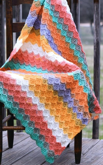Dragon Scales Baby Blanket 