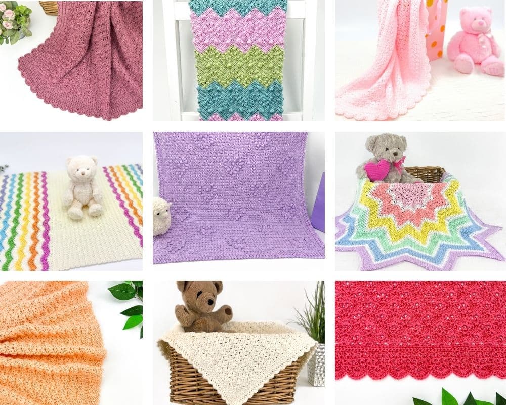 Crochet Baby Blankets for Girls