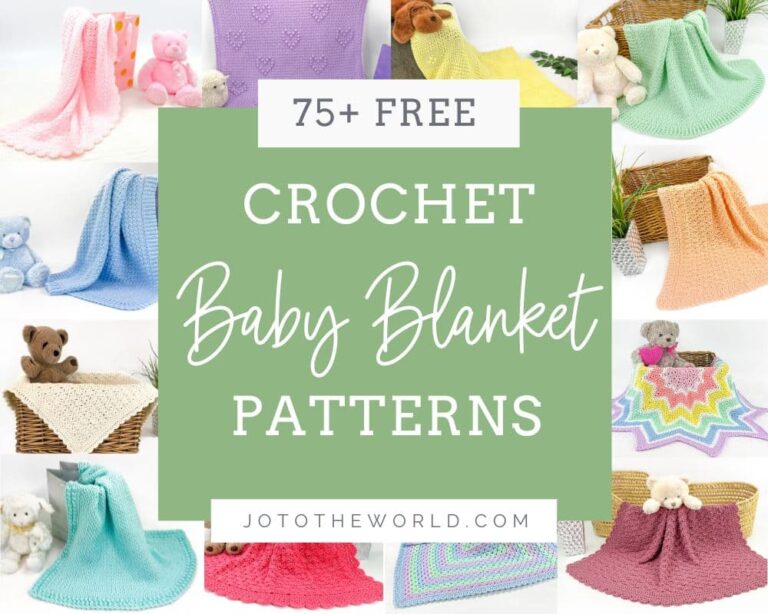 75+ Fast, Easy & Free Crochet Baby Blanket Patterns