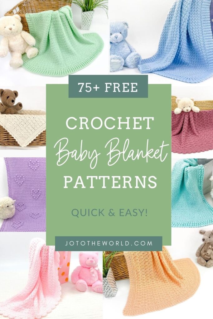50+ Free Crochet Baby Blanket Patterns (Easy!)