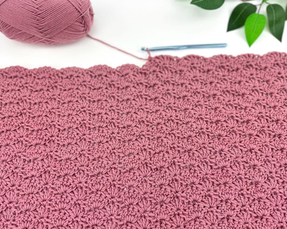 How to Crochet a Shell Blanket