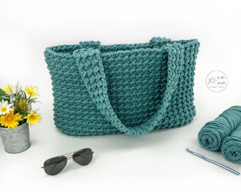 Textured Tote Bag – Free Crochet Pattern