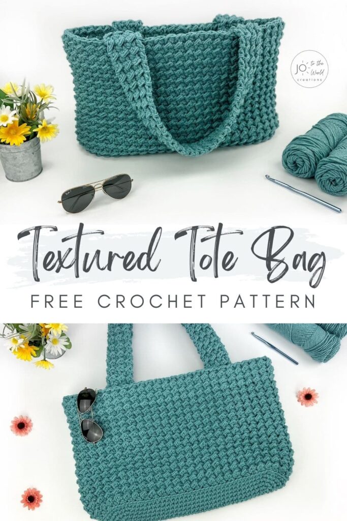 Textured Tote Bag Free Crochet Pattern