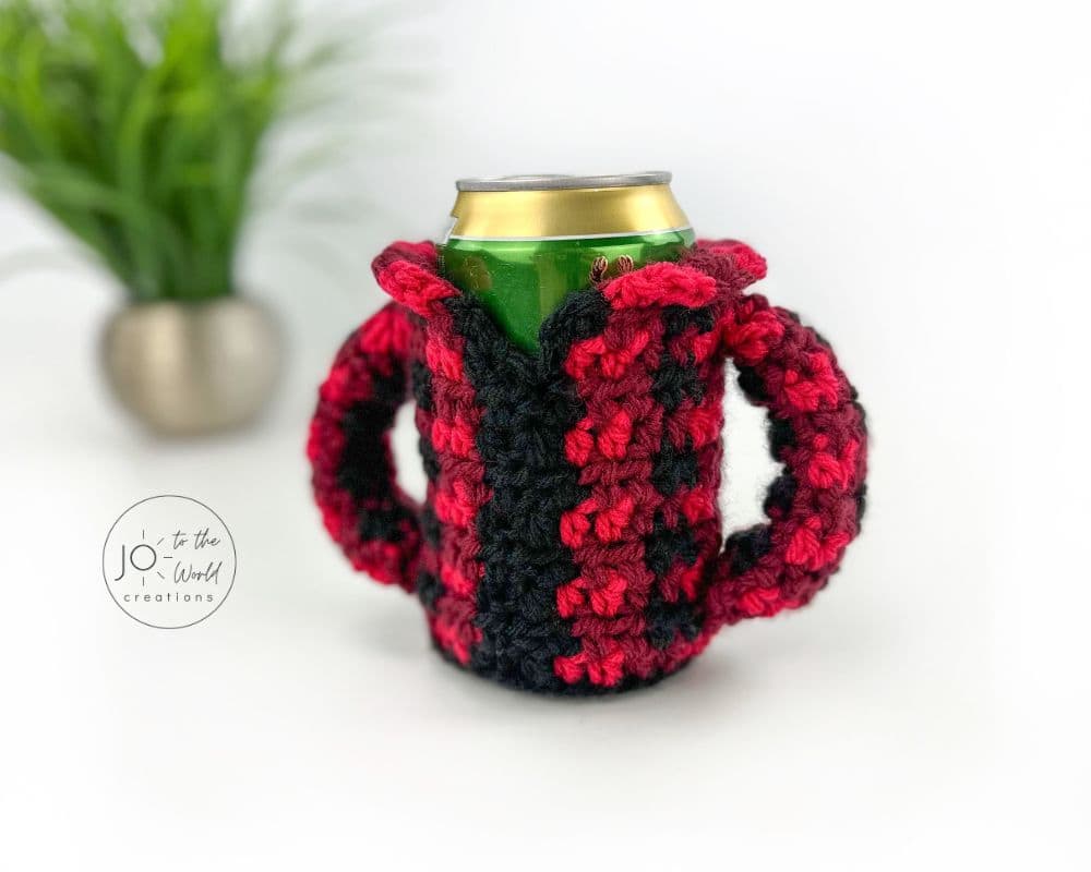Lumberjack Can Cozy Crochet Pattern