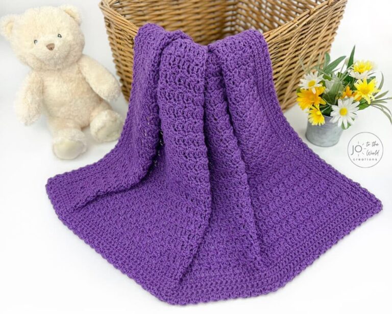 Modern Baby Blanket – Free Crochet Pattern