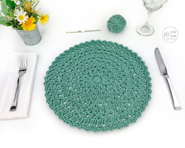 Round Placemat Crochet Pattern