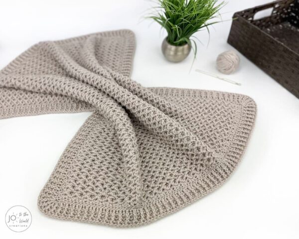 V-Stitch Crochet Blanket Pattern