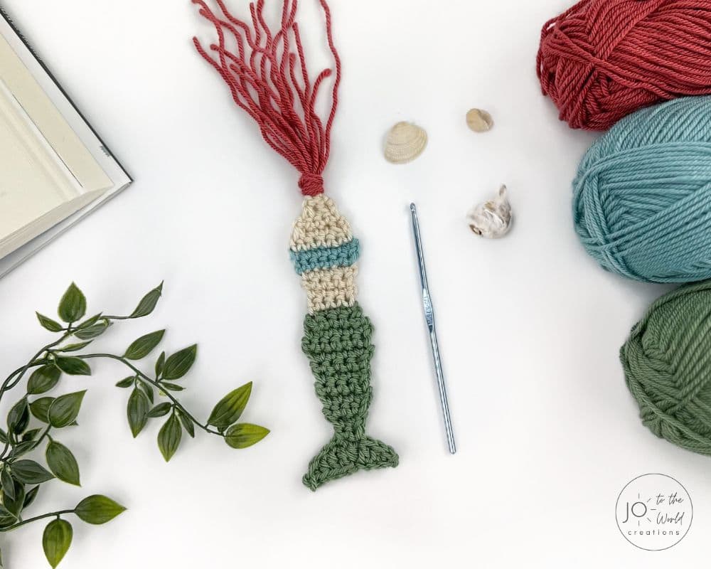 Crochet Bookmark Pattern - Mermaid