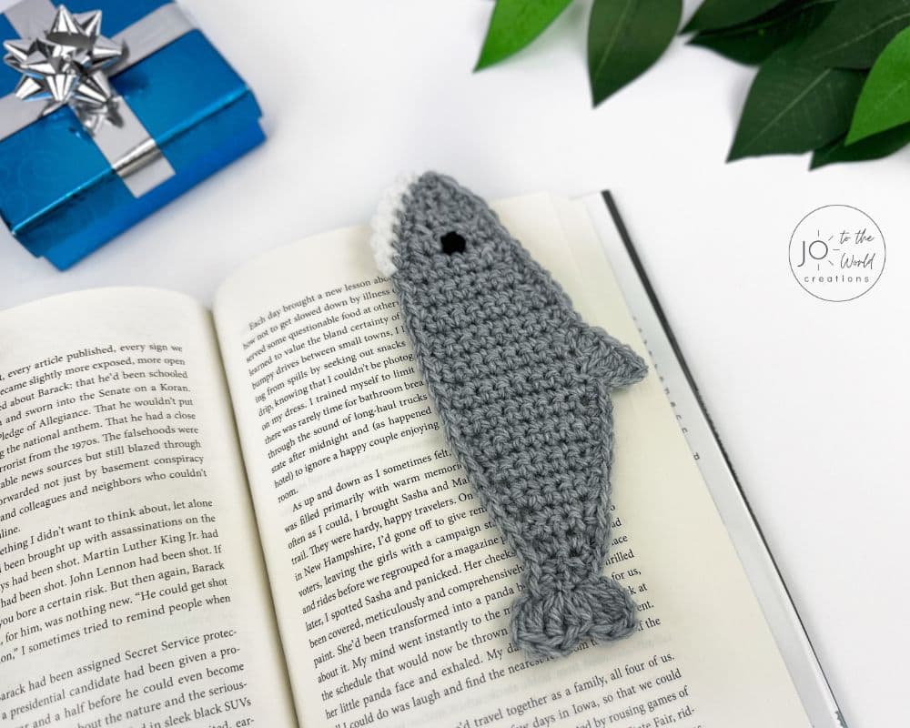 Crochet Bookmark Pattern - Shark