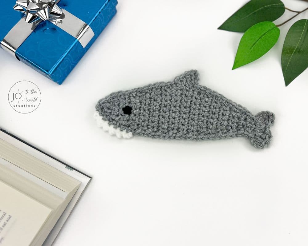 Crochet Shark Bookmark Pattern