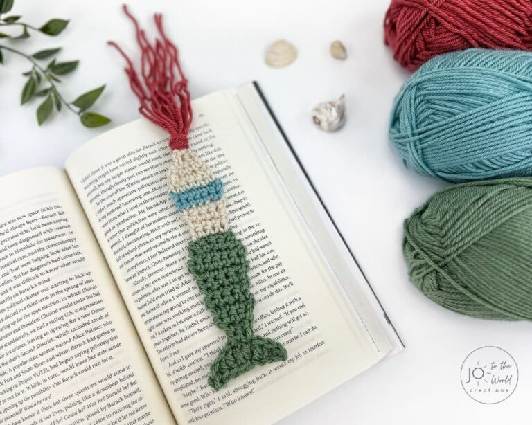 Mermaid Bookmark – Free Crochet Pattern