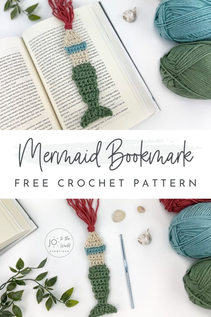 Mermaid Bookmark Free Crochet Pattern