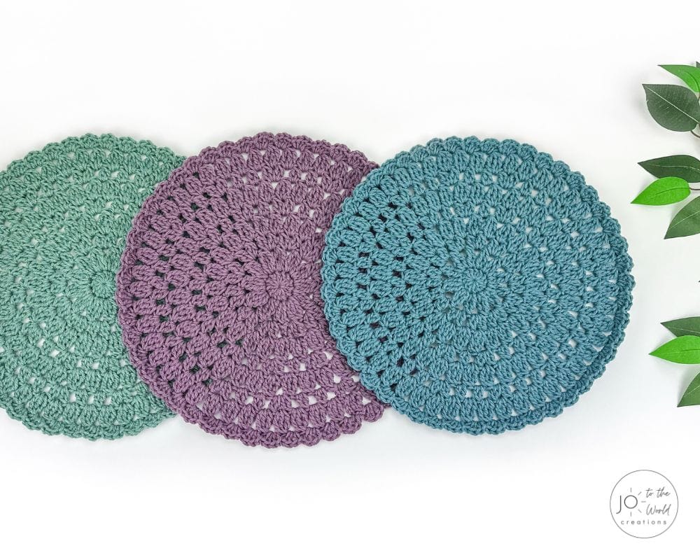 Round Placemats Crochet Pattern