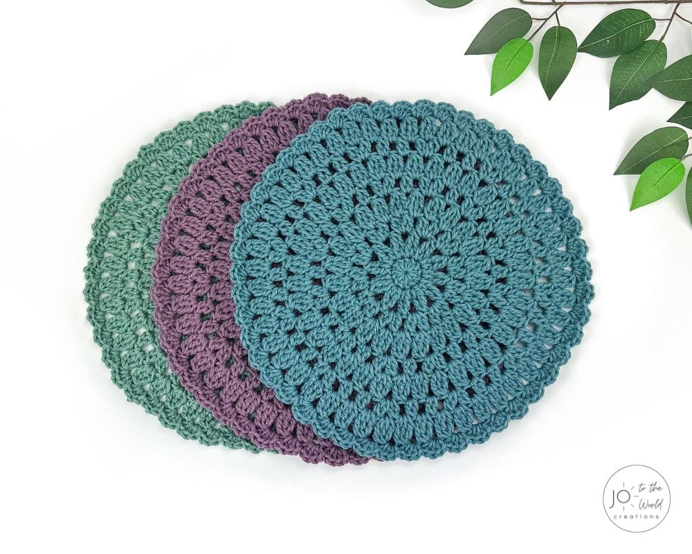 Round Placemats Crochet Pattern
