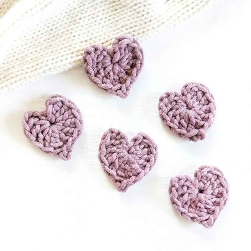Crochet Mini Hearts