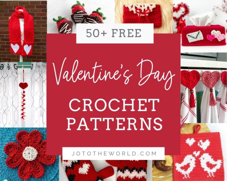 50+ Valentine’s Day Crochet Patterns (Free!)