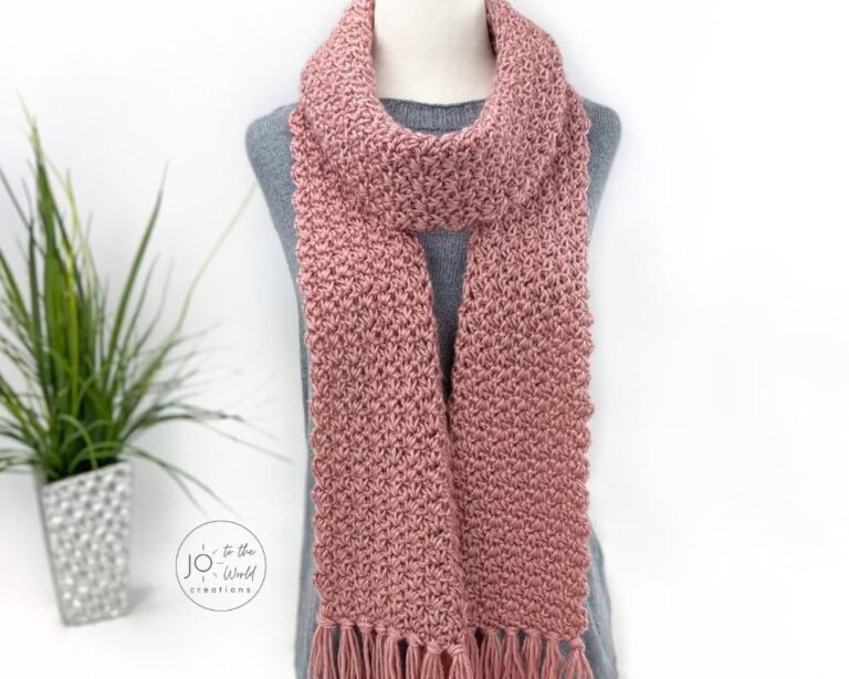 Easy Dreamy Winter Scarf – Free Crochet Pattern