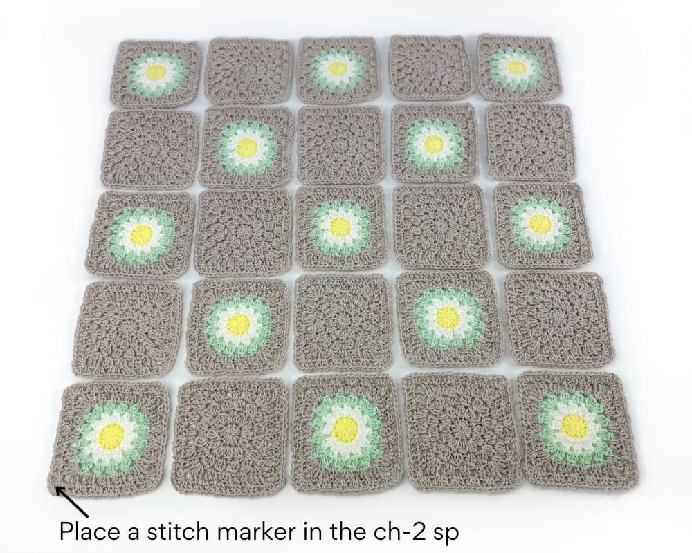 Squares Laid Out