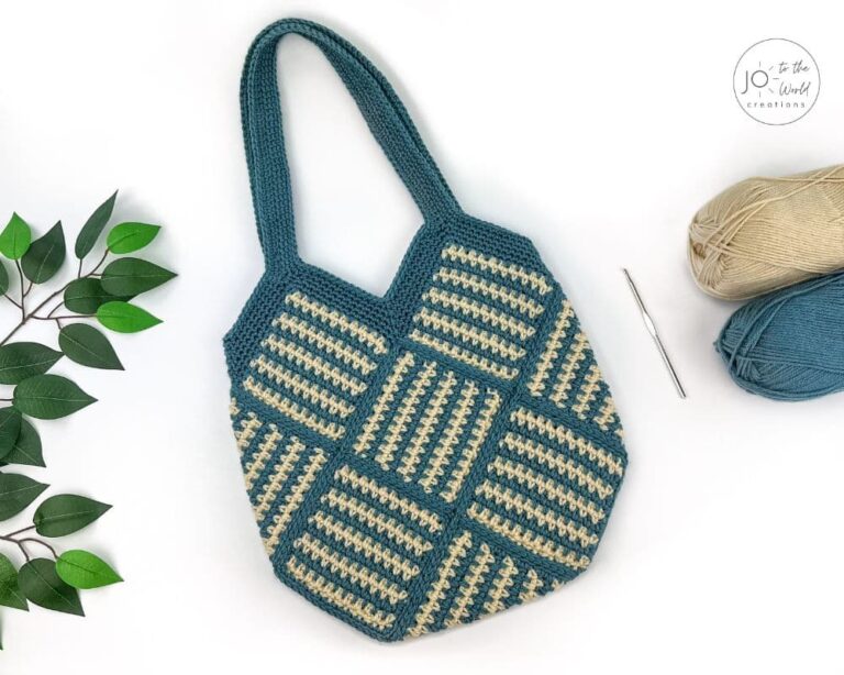 Striped Squares Bag – Free Crochet Pattern