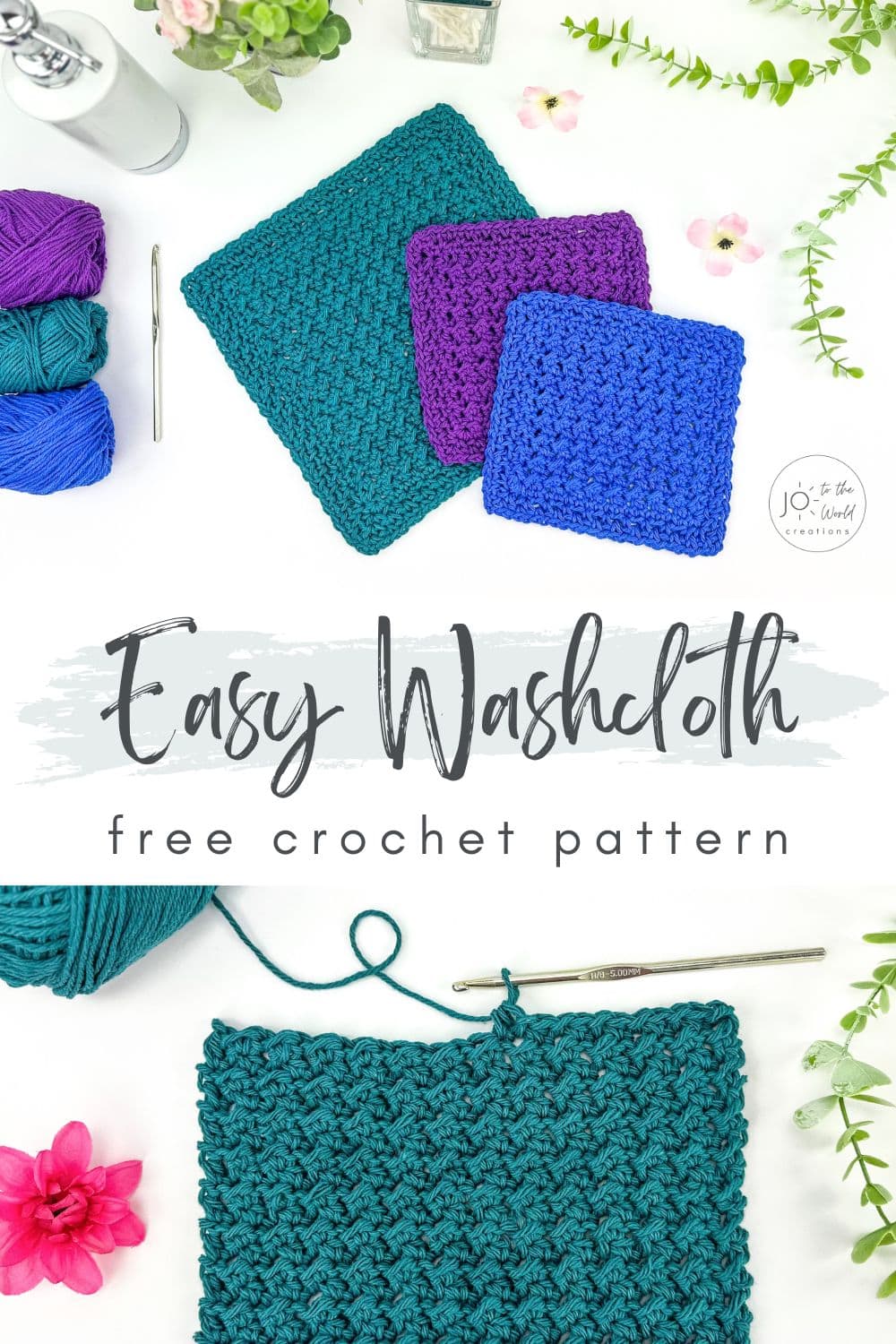 Easy Washcloth Crochet Pattern Free