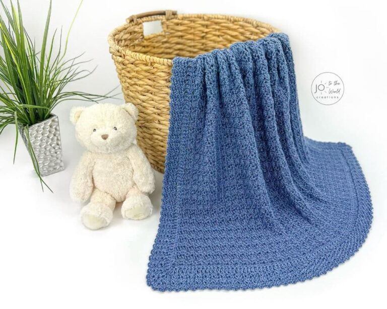Primrose Stitch Blanket – Free Crochet Pattern