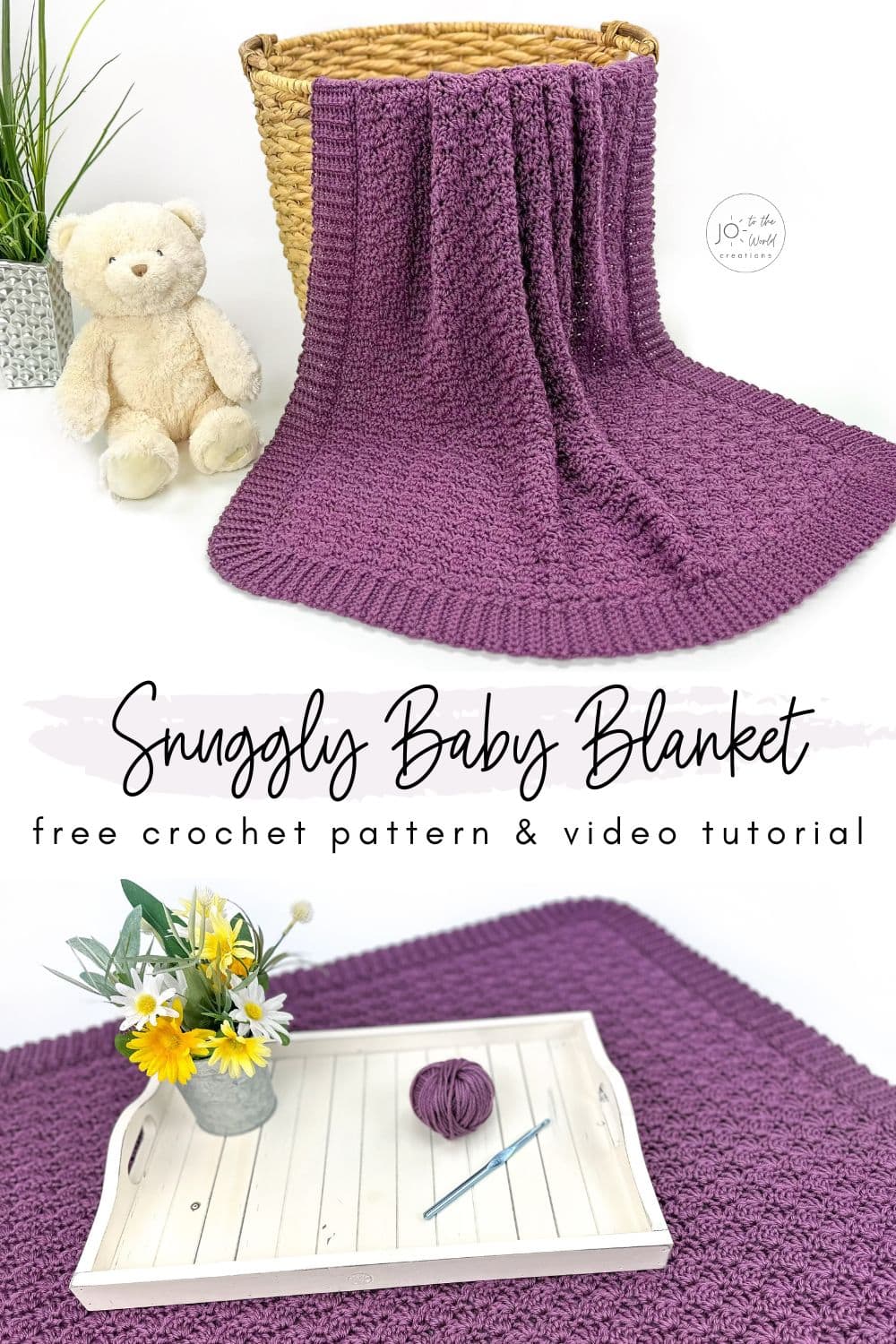 Snuggly Baby Blanket Crochet Pattern Free