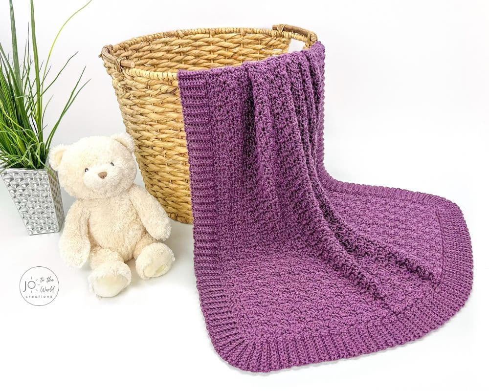Snuggly Crochet Baby Blanket Pattern