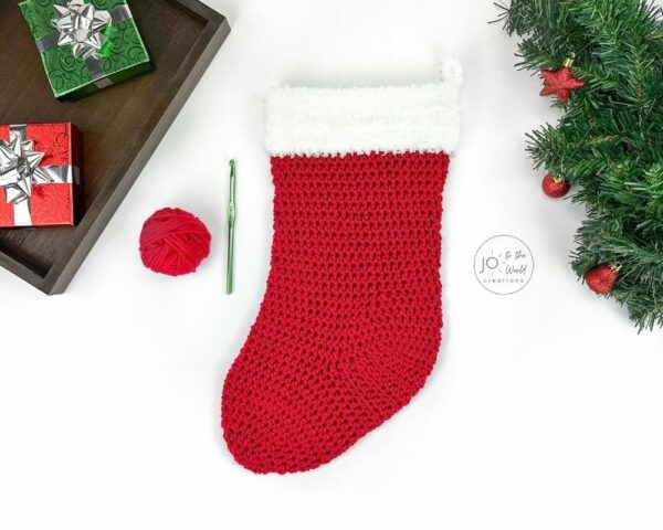 Crochet Santa Stocking Pattern