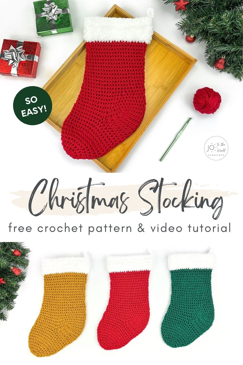Crochet Stocking Free Pattern