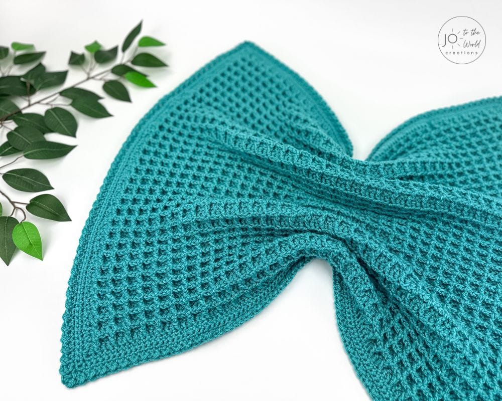 Waffle Stitch Baby Blanket Crochet Pattern