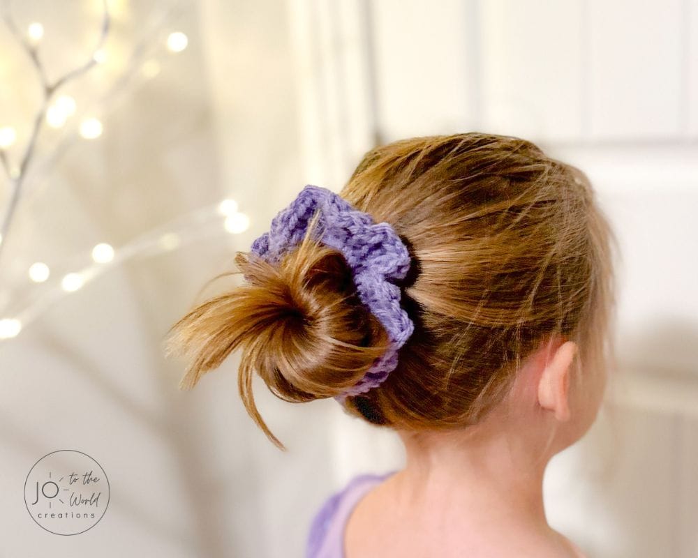 Crochet Hair Scrunchie Pattern