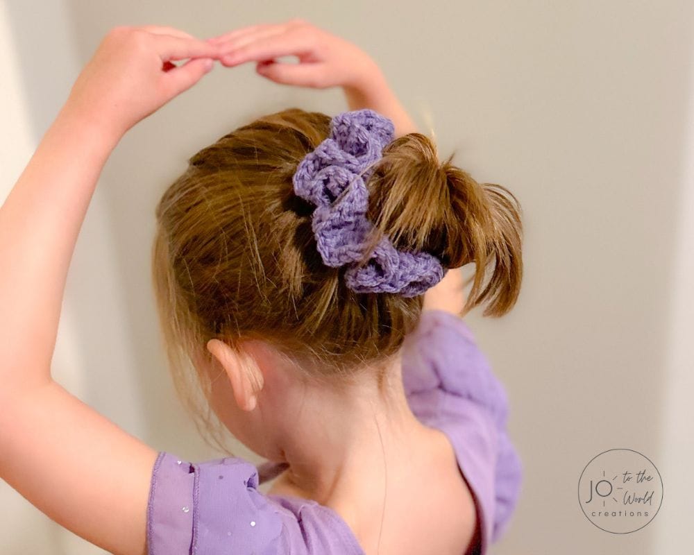 Hair Scrunchie Crochet Pattern