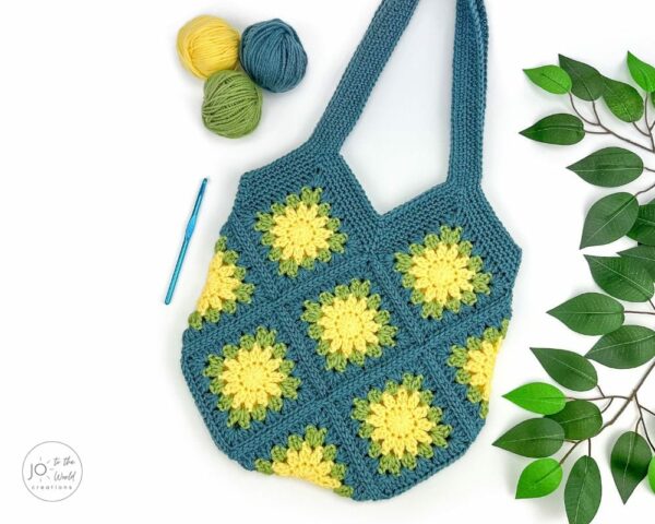 Sunburst Easy Granny Square Bag Pattern