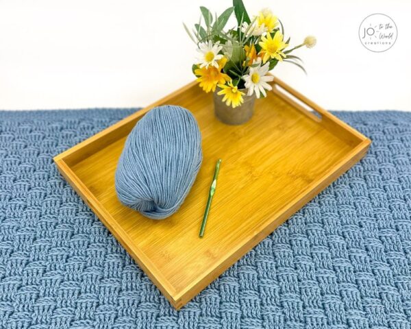 Crochet Basketweave Stitch Blanket