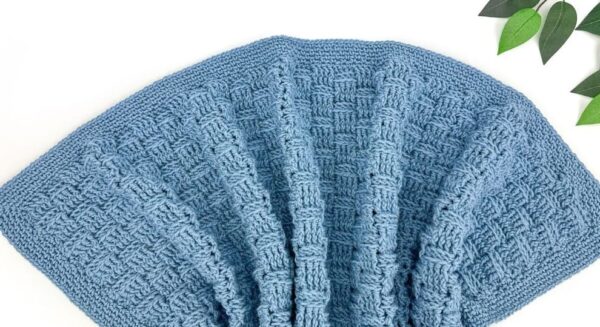 Crochet Basketweave Stitch Blanket Pattern