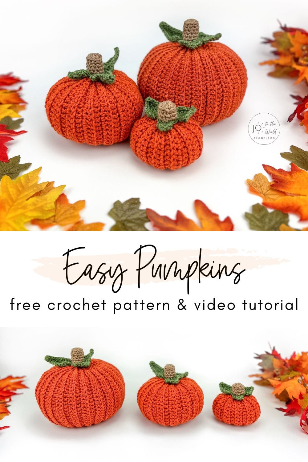 Easy Pumpkins Crochet Pattern