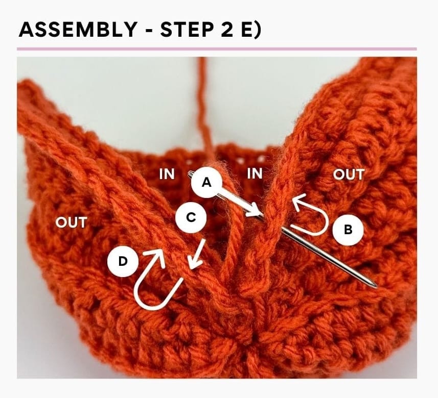 Assembly Step 2 E)