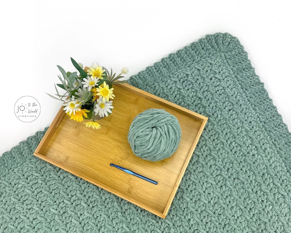 Crochet Blanket Large Yarn